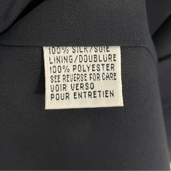 Talbots Navy Polka Dot Midi Dress - Picture 13 of 16